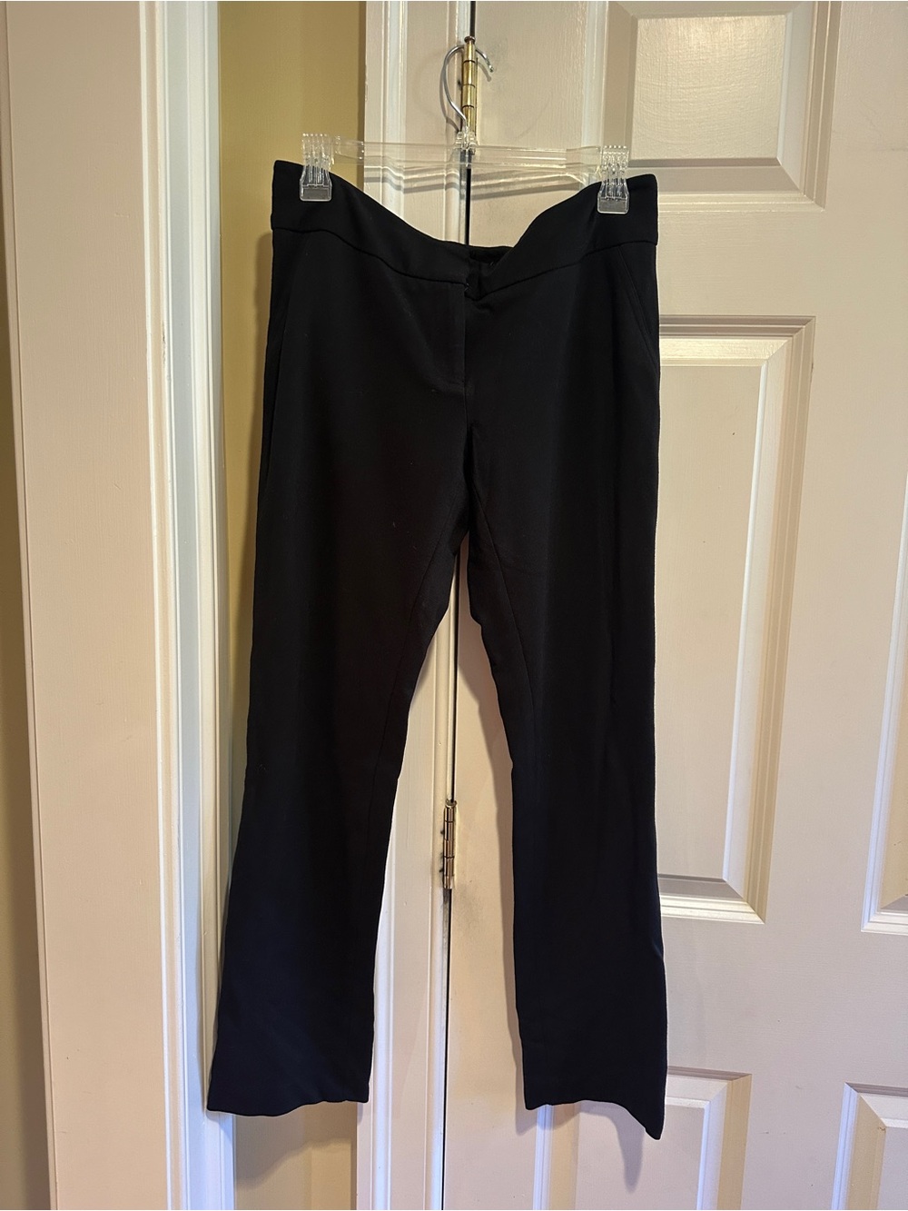 Vince Camuto Black Dress Pants Size 6 Straight Leg Career Trousers